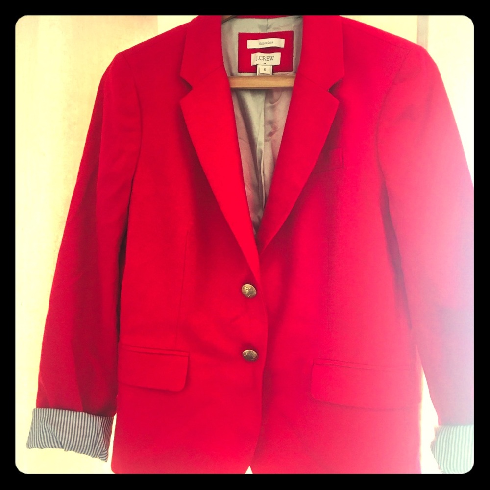J CREW “Schoolboy” blazer